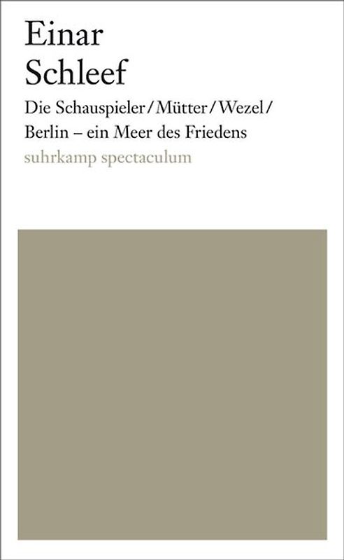 Die Schauspieler/Mütter/Wezel/ Berlin - ein Meer des Friedens