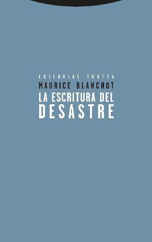 La escritura del desastre