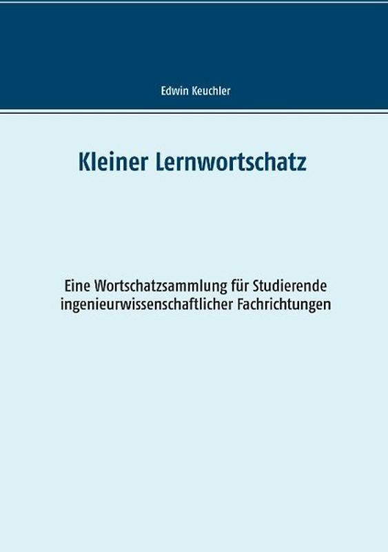 Kleiner Lernwortschatz Technisches Englisch