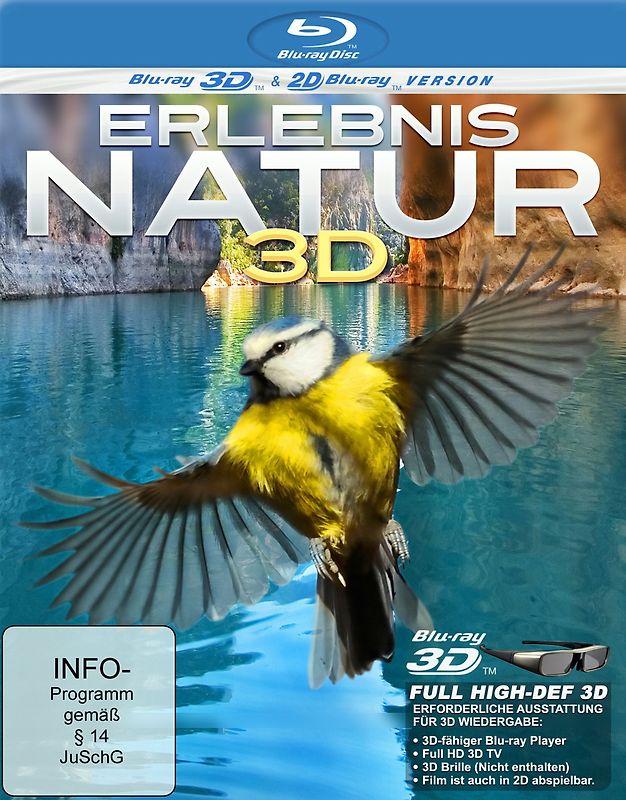 Erlebnis Natur (Blu-ray 3D) 3D Blu-ray Disc