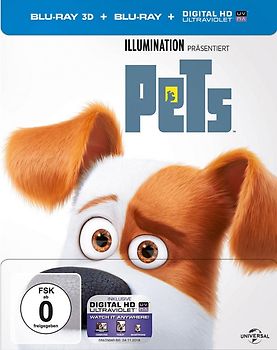 Pets [Steelbook, 3D & 2D Bluray] Blu-ray Disc