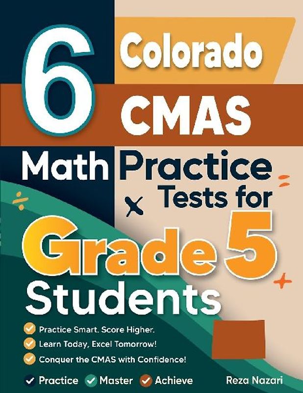 6 Colorado CMAS Grade 5 Math Practice Tests