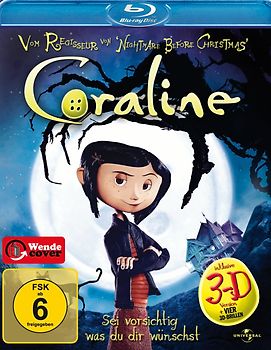 Coraline [inkl. 3D Filmversion + 4 Brillen] 3D Blu-ray Disc
