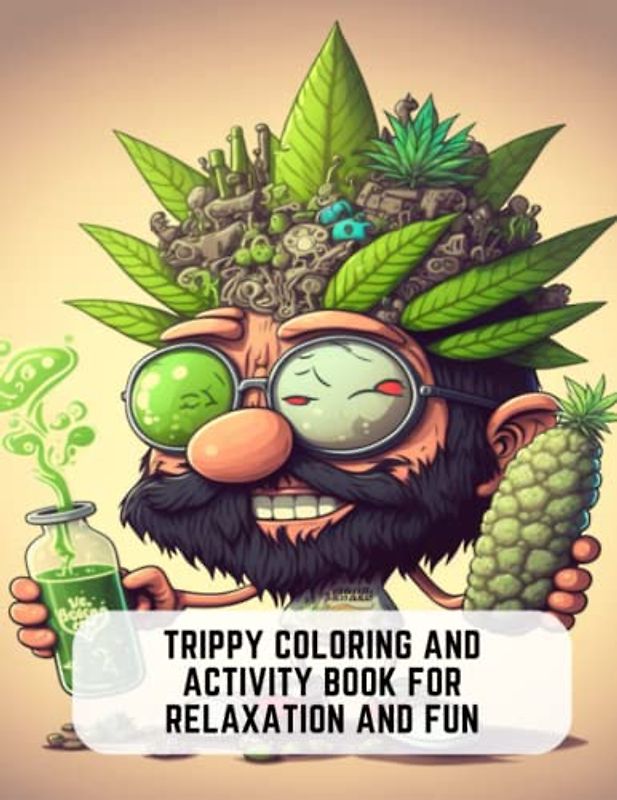 Trippy Coloring and Activity Book for Relaxation and Fun: Featuring Fun and Classic Characters