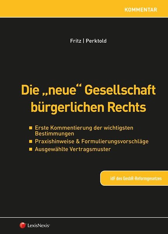 Die "neue" Gesellschaft bürgerlichen Rechts