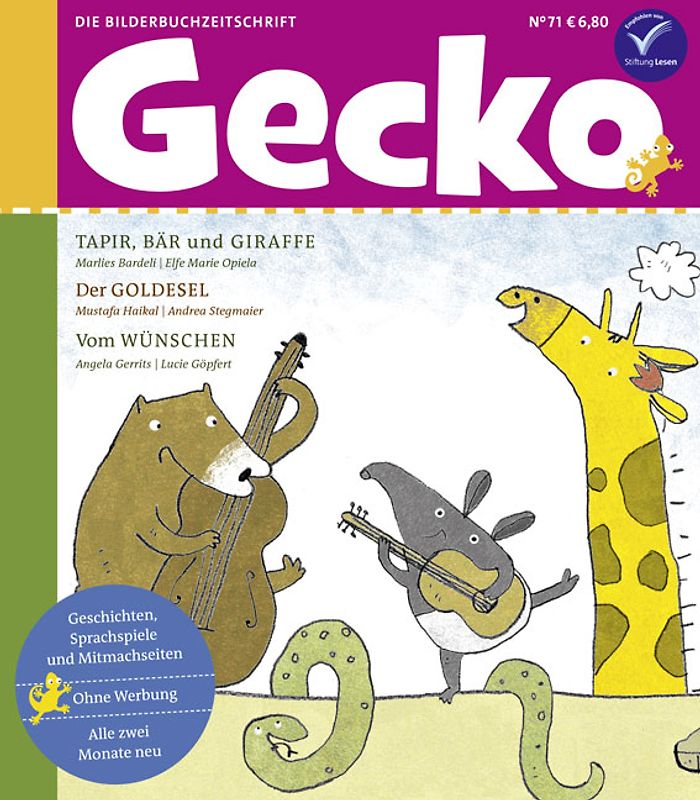 Gecko Kinderzeitschrift Band 71