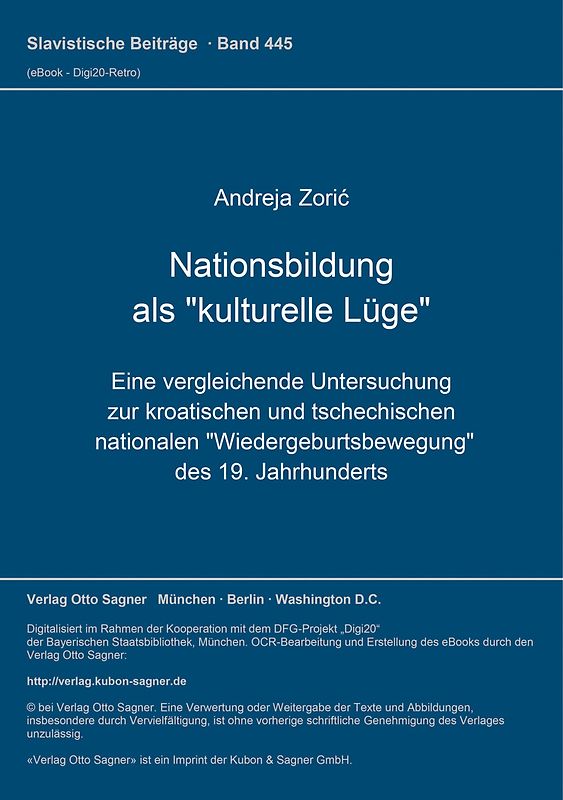 Nationsbildung als "kulturelle Lüge"
