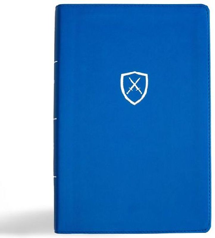 CSB Defend Your Faith Bible, Blue Leathertouch