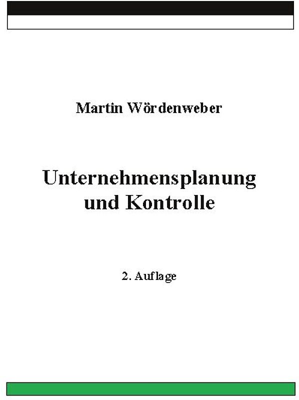 Unternehmensplanung und Kontrolle