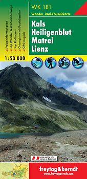 WK 181 Kals - Heiligenblut - Matrei - Lienz, Wanderkarte 1:50.000