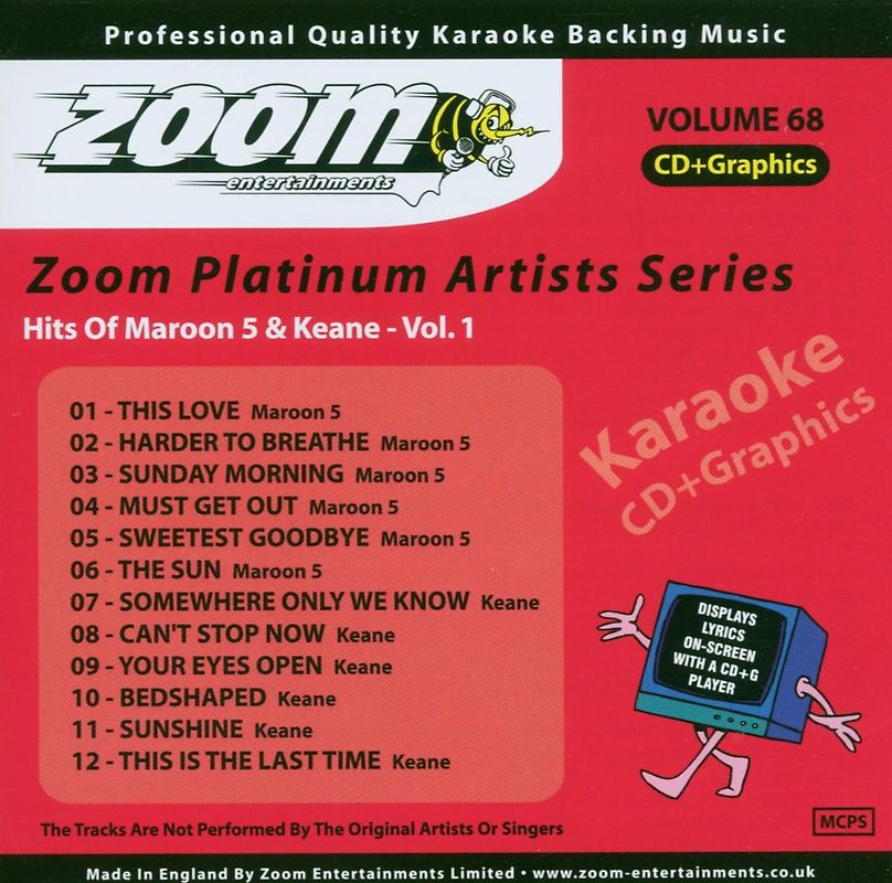 Karaoke - Karaoke Cdg Maroon 5