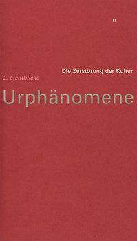 Urphänomene. Denkschriften für Hinschaudende. Weltmacht Rudolf Steiner / Die Zerstörung der Kultur /Lichtblicke