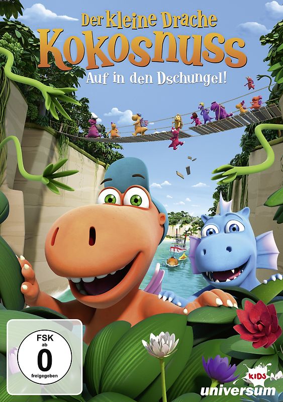 Der kleine Drache Kokosnuss - Auf in den Dschungel! DVD