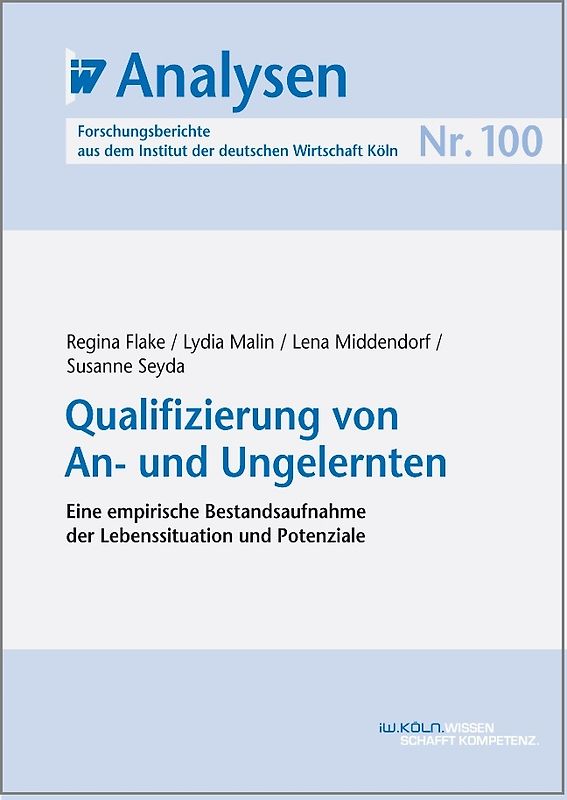 Qualifizierung von An- und Ungelernten