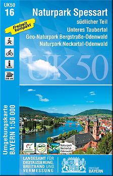 UK50-16 Naturpark Spessart südlicher Teil