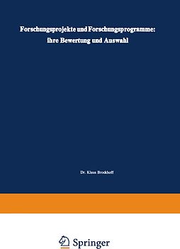 Forschungsprojekte und Forschungsprogramme