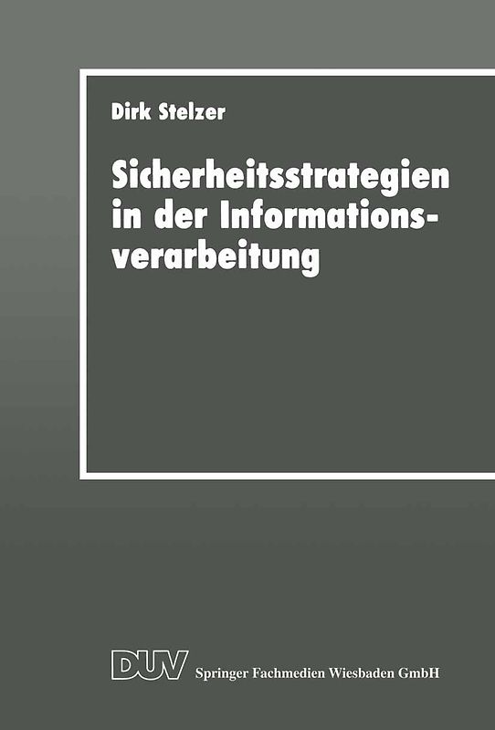 Sicherheitsstrategien in der Informationsverarbeitung