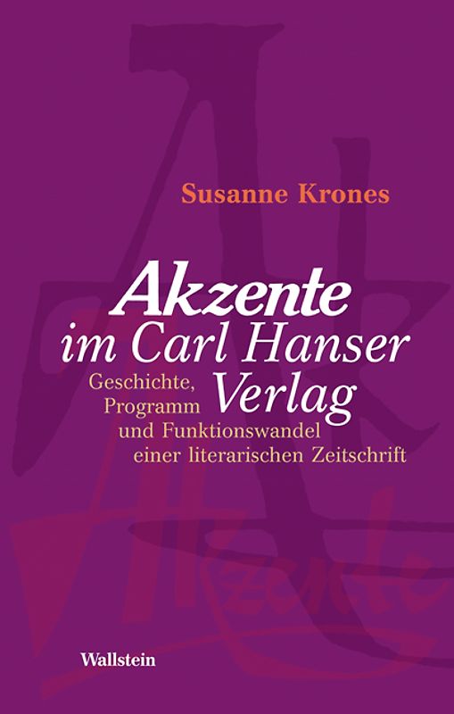 »Akzente« im Carl Hanser Verlag