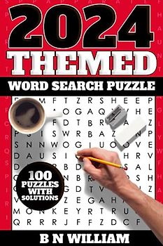 2024 Themed Word Search Puzzle Book for Adults, Seniors and Teens: Word Finds Activity Book