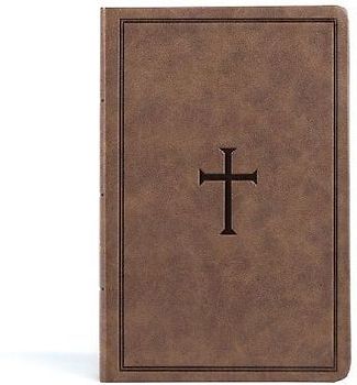 KJV Thinline Bible, Brown Leathertouch