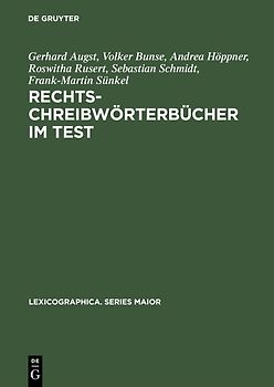 Rechtschreibwörterbücher im Test