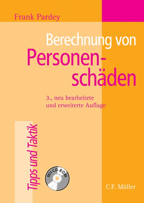 Berechnung von Personenschäden. Berechnung des Gesundheits-, Mehrbedarfs-, Erwerbs-, Haushaltsführungs- und Unterhaltsschadens