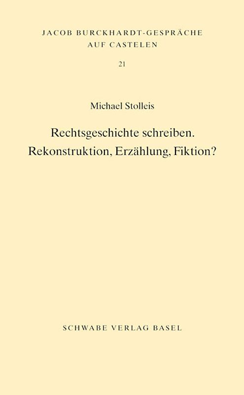 Rechtsgeschichte schreiben