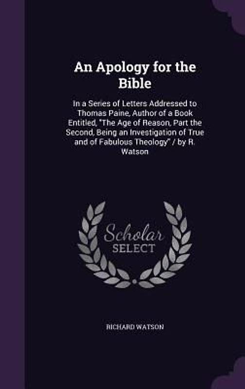An Apology for the Bible