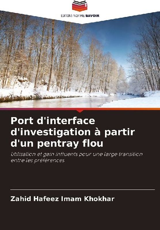 Port d'interface d'investigation à partir d'un pentray flou