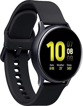 Samsung Galaxy Watch Active2 40 mm Boîtier aluminium noir Bracelet Sport noir [Wi-Fi]