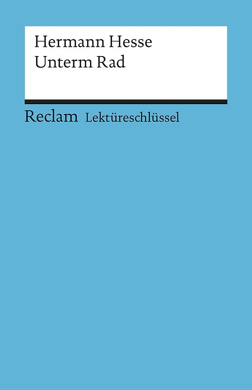Hermann Hesse: Unterm Rad