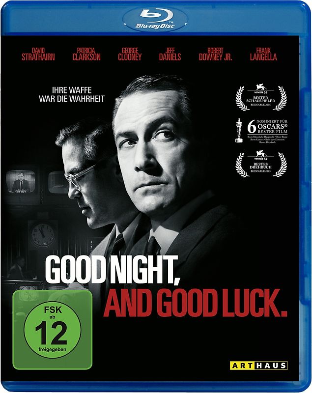 Good Night, and Good Luck Blu-ray Disc