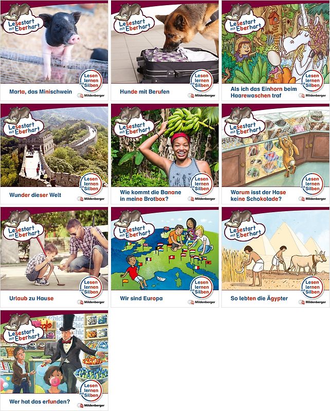 Paket – Lesestart mit Eberhart, Lesestufe 5: Komplettbezug Heft 41-50