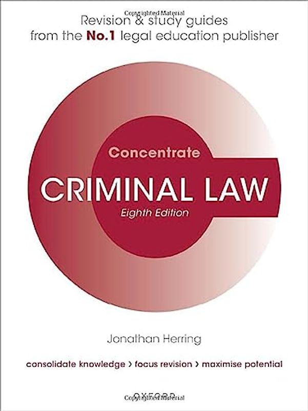 Criminal Law Concentrate: Law Revision and Guide