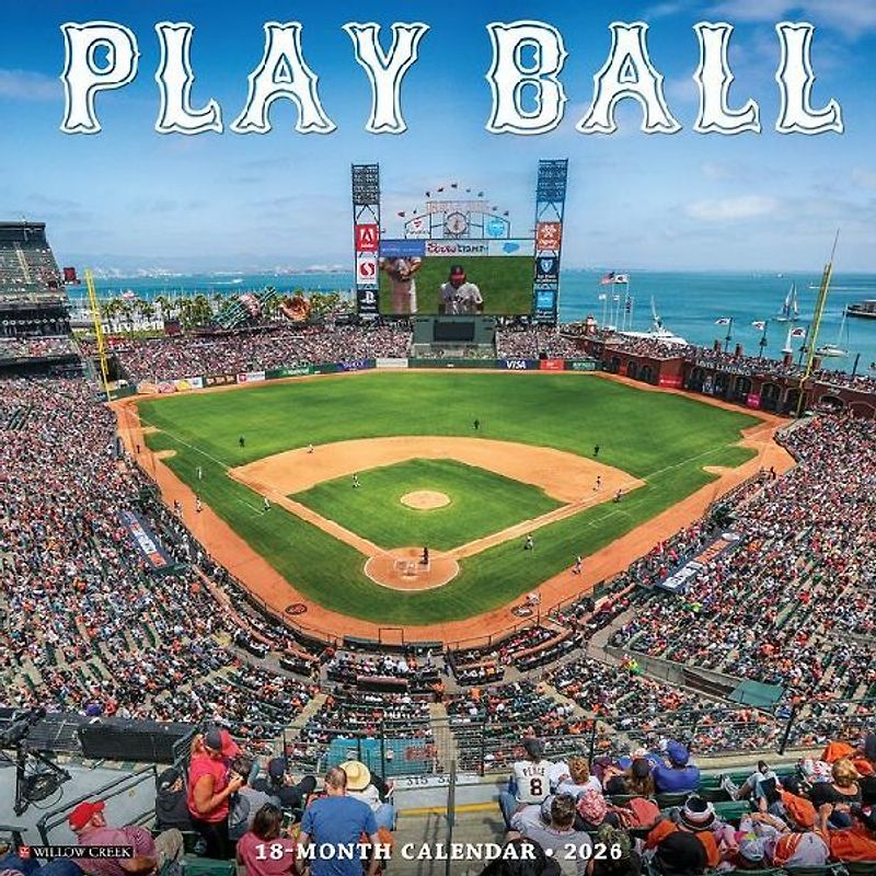 Play Ball 2026 12 X 12 Wall Calendar