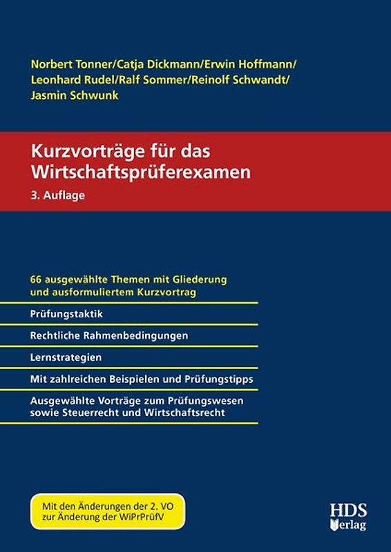 Kurzvorträge für das Wirtschaftsprüferexamen