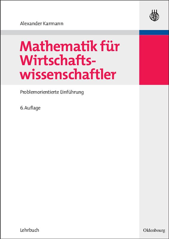 Mathematik für Wirtschaftswissenschaftler