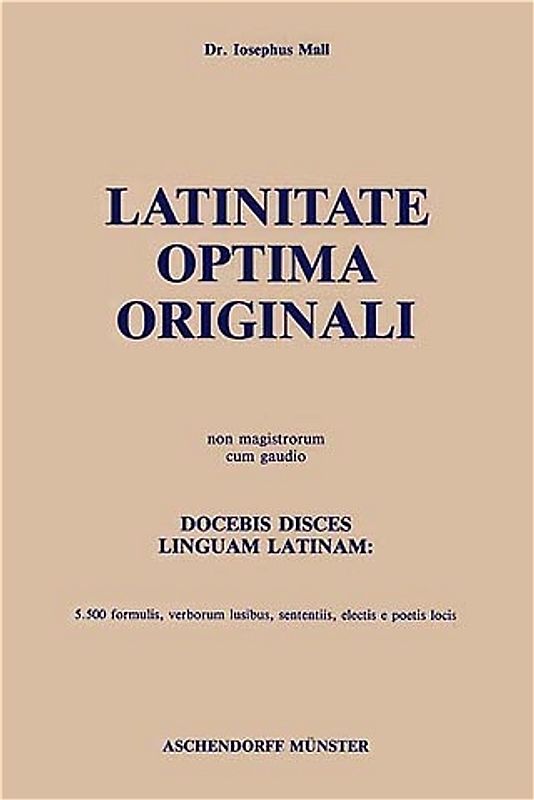 Latinitate optima originali