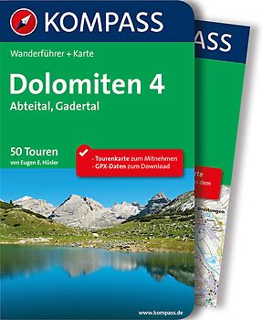 KOMPASS Wanderführer Dolomiten 4, Abteital, Gadertal