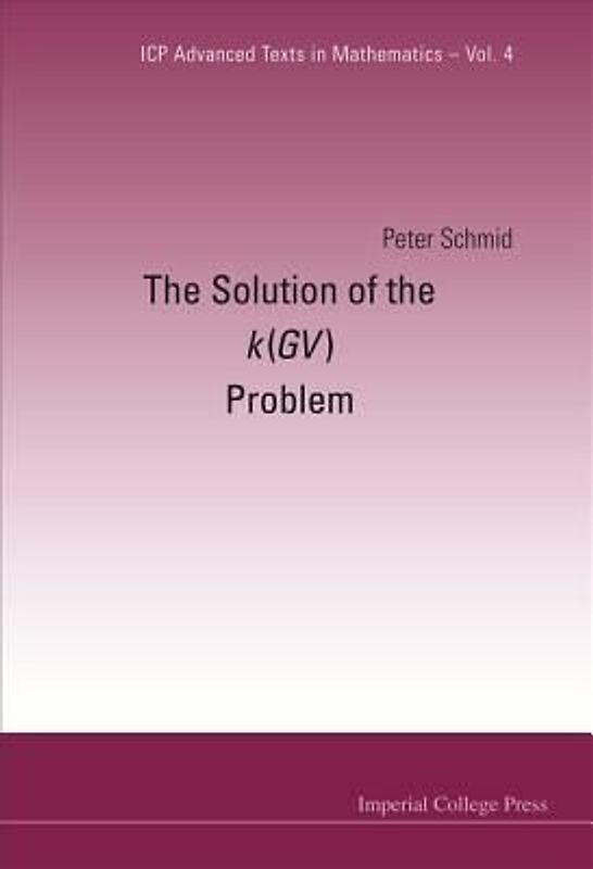 The Solution of the k(GV) Problem