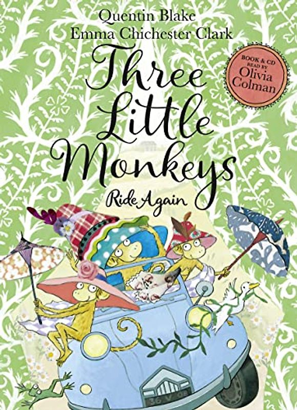 Three Little Monkeys Ride Again: Book & CD
