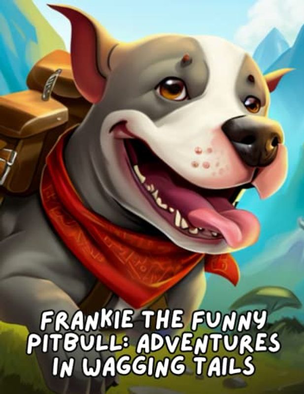 Frankie the Funny Pitbull - Adventures in Wagging Tails: Short Story for kids about Pitbull, Gift for kids