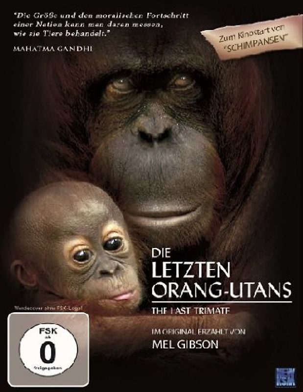 Die letzten Orang-Utans - The Last Trimate DVD