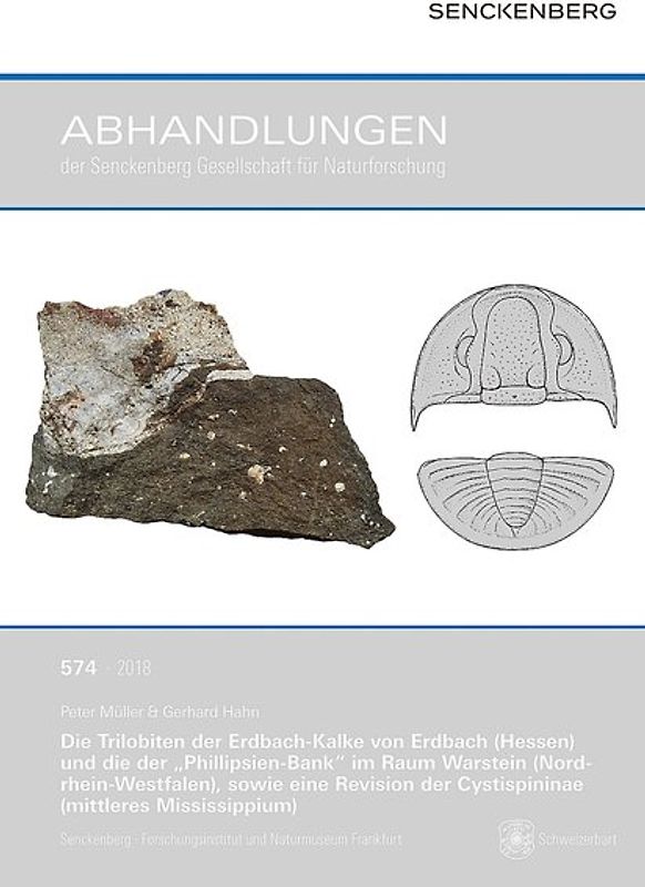 Die Trilobiten der Erdbach-Kalke von Erdbach (Hessen) und die der "Phillipsien-Bank" im Raum Warstein (Nordrhein-Westfalen), sowie eine Revision der Cystispininae (mittleres Mississippium)