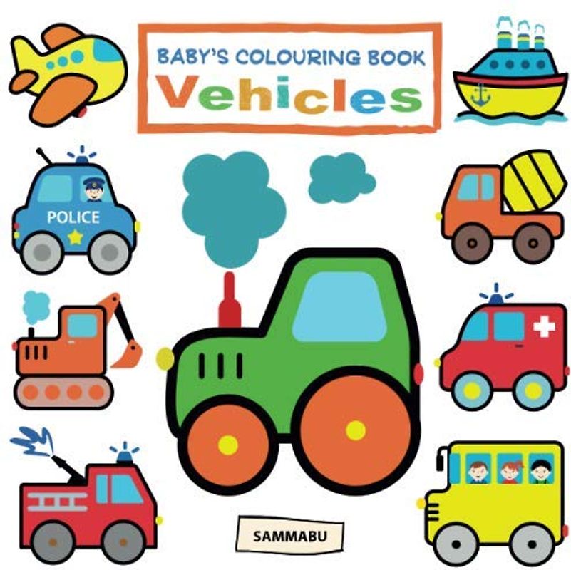 Baby's Colouring Book Vehicles