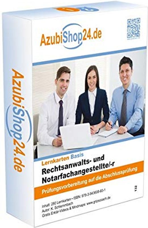 Lernkarten Rechtsanwalts- und Notarfachangestelle Prüfung: Prüfungsvorbereitung Rechtsanwalts- und Notarfachangestellte: Prüfungsvorbereitung auf die Abschlussprüfung