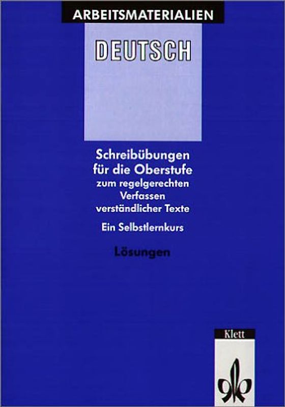 Schreibübungen. Lösungsheft