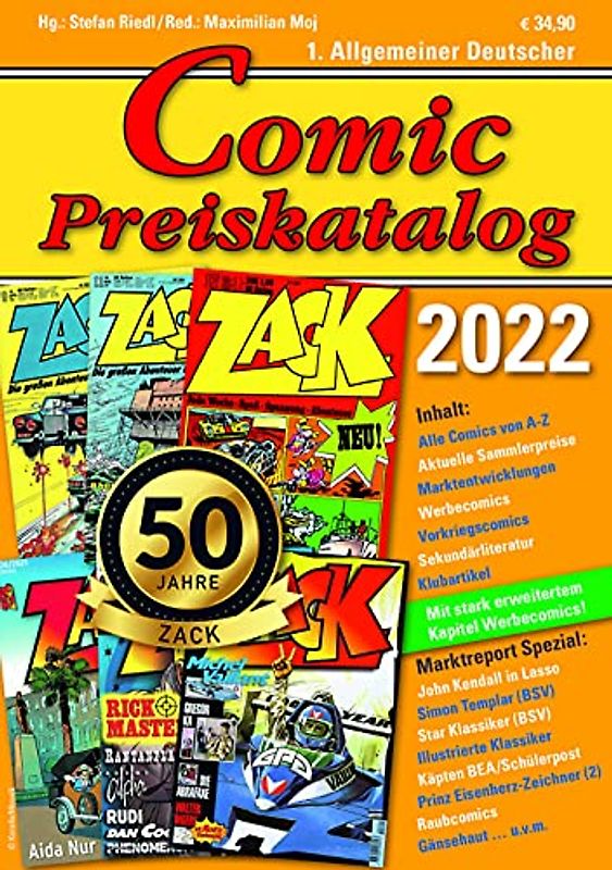 Comic Preiskatalog 2022 SC