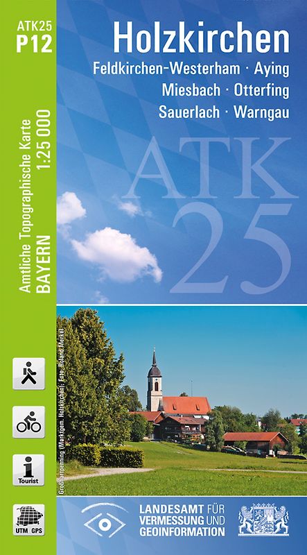 ATK25-P12 Holzkirchen (Amtliche Topographische Karte 1:25000)