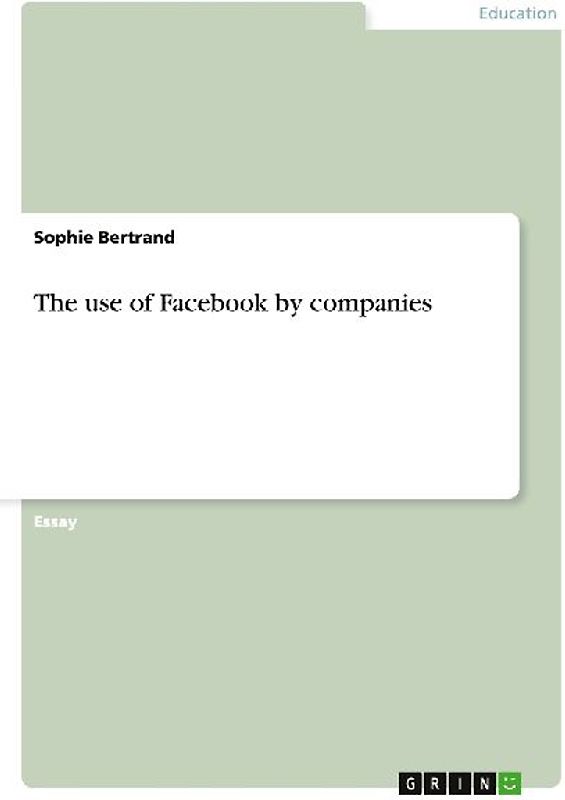 The use of Facebook by companies